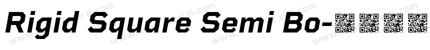 Rigid Square Semi Bo字体转换